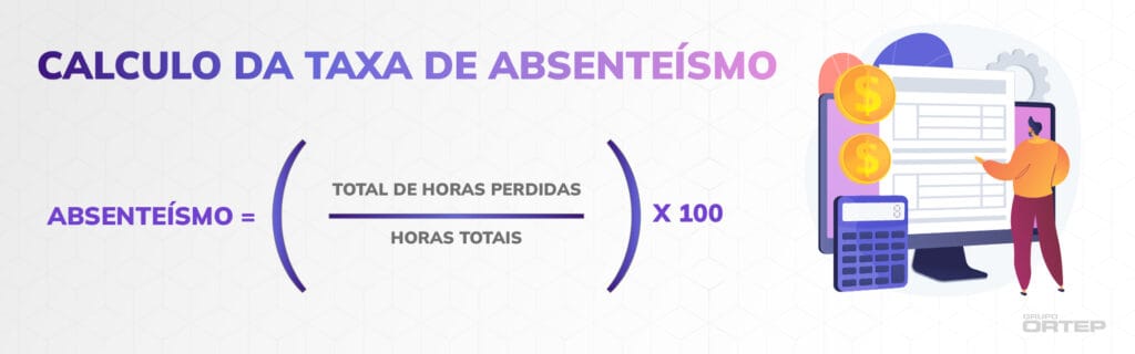 Cálculo da taxa de absenteísmo